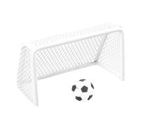 Kisangel Mini Portería de Fútbol con Pelota para Decoración de Casa de Muñecas Mini de Fútbol de Accesorio para Micro Deportivos