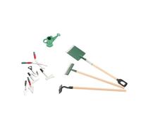 Kisangel Mini Rastrillo y Pala para Decoración y Juego de Jardinería Pretend Play