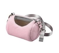 Kisangel Mochila para Mascotas Transportín Portátil para Hámster Redonda para Viajes y Exteriores Bolsa De Almacenamiento para Hámster