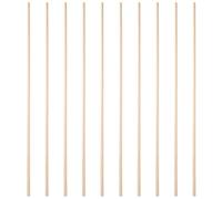 Kisangel Molduras Decorativas para Ventanas de Madera de Paulownia Varillas Isósceles de 10 MM X 50 CM Pack de 10 Unidades para Bricolaje Decoración y Moldura del Marco Ventana