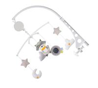 Kisangel Móvil Cuna Infantil Con Colgante De Mapache Accesorio Giratorio Musical Para Decoración De Habitación De Niño Niña Sin Necesidad De Batería Ornamento Para Cuna y Guardería
