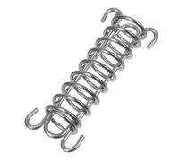 Kisangel Muelle para Correa De Perro Acero Inoxidable Resorte Amortiguador Tensión Tensor Multiuso para Tienda Camping y Senderismo Accesorio Resistente para Mascotas Grandes