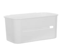 Kisangel Organizador Colgante para Cuna de Ñiño, Cesta Cambiadora, Tamaño Mediano, Material Resistente en Color Crema, Bolsa de Almacenamiento para Pañales y Accesorios, Adecuado