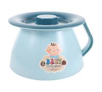 Kisangel Orinal de Camping Bacinilla de Noche con Tapa, Cubo Urinario de Viaje, Pp, Diseño Cartoon, para Viajes Familiares