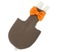 Kisangel Pañal para Loro de Algodón Transpirable Traje de Vuelo Lavable para Periquitos Cacatúas y Aves Pequeñas Ropa Cómoda y Decorativa para Mascotas Talla XL Color Marrón Oscuro