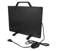 Kisangel Panel Calefactor Radiante para gallinero, Calentador para Pollitos, Gatitos y Mascotas, Color Negro