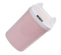Kisangel Papelera Sensor Inteligente Recargable 17l Rosa PP | Apertura y Cierre Automáticos, Baja Energía, Batería Recargable Incluida, Uso en Cocina, Salón y Baño