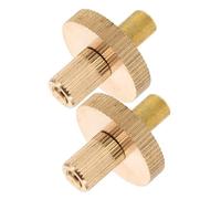 Kisangel Par de Tornillos de Puente Dividido para Contrabajo de Latón, Accesorios de Repuesto de Hardware de Contrabajo, Ajuste de Altura para Puente, Uso en Instrumentos Musicales