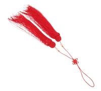 Kisangel para de Marciales Roja Decoración Colgante Vibrante para Tai Chi Accesorio de Duradero para Entrenamiento y Competición para Bricolaje y Estilo Chino