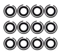 Kisangel para Fijar Dados Juego de 12 Anillos de Retención Material de Hierro y Goma de Forma y Precisa para Llave de Impacto de 1/2 Pulg