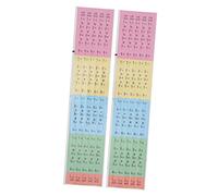 Kisangel Pegatinas De Escala y Notas Para Guzheng, 2 Piezas, Tamaño Pequeño, Adhesivas Sin Residuos, Auxiliares Para Aprendizaje y Práctica, Ideales Para Principiantes y Niños