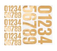 Kisangel Pegatinas Numéricas Adhesivas Impermeables para Buzón 4 Pulgadas 4 Juegos de Números Autoadhesivos para Dirección Exterior Resistentes al Agua para Organización y Señalización