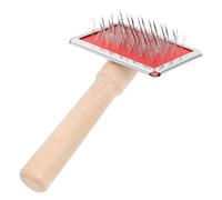 Kisangel Peine para Mascotas de Dientes Finos Rastrillo para Alfombras Cepillo para Perros Peine Desenredante para Gatos Herramienta de Aseo para Cachorros Cepillo Muda de Pelo de Perros