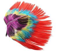 Kisangel Peluca De Cresta De Peluca De Moda Para Fiesta Colorida Para Disfraces Brillante Para Eventos