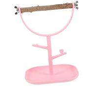 Kisangel Perch para Aves De Entrenamiento Soporte Portátil Área para Pájaros para Ejercicio y Entretenimiento Casa