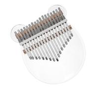 Kisangel Piano De Pulgar De Cristal Kalimba Instrumento Musical Acrílico Para Principiantes y Profesionales Casa o Escuela