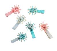 Kisangel Pinzas Pelo Forma de Horquillas Antideslizantes 6 Piezas Accesorios para Niñas Material para Bebés Accesorios