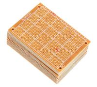 Kisangel Placas de Circuito Impreso para Soldar 20 Unidades 5X7 CM Resina y Fibra de Vidrio Experimentos Electrónicos Bricolaje Proyectos DIY