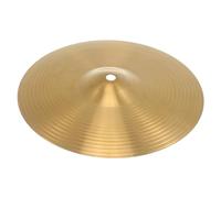 Kisangel Platillo para Batería Soporte para Interpretación Profesional de Latón Dorado de 10 Pulgadas y Alta Resistencia al Impacto en Instrumentos de Percusión
