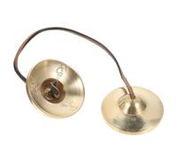 Kisangel Platillos de Campana Vintage Rhythm Campanas de Platillos para Meditación Instrumento de Percusión Manual de Mano Uso Yoga y Terapias de Relajación