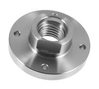 Kisangel Plato de Acero para Torno de Madera Accesorio Robusto para Madera Mandril de Sujeción Estable Compatible con Torno de Carpintería de Repuesto Duradera