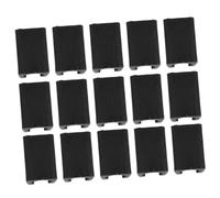 Kisangel Protectores De Patas De Silla En Forma De u 12 Mm para Muebles Tubulares, Clips Antideslizantes Negros, 50 Piezas, Protección para Suelo En Sillas De Oficina y Comedor