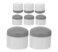 Kisangel Protectores para Asiento de Inodoro Autoadhesivos 8 Piezas, Almohadillas Amortiguadoras Silenciosas de Goma Gris, Espaciadores para Bidé y Tapas Estándar y Alargadas, Reducción