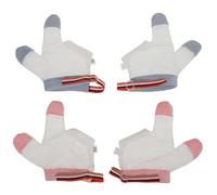 Kisangel Protectores para Dedos de Bebés Anti-Succión Transpirable 2 Pares 4 Unidades Talla M Corrector para Dejar Chuparse el Pulgar Adecuado para Uso Diario y Hora de Dormir