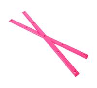 Kisangel Protectores para Patineta 2 Piezas Rieles para Longboard de Plástico Rosa Accesorio Antichoque para Costillas de Skate Protección Completa para Tablas de Skate y Longboard