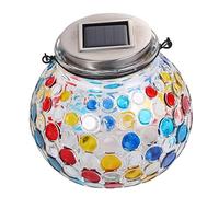 Kisangel puede encender led lights lamparas led luces decorativas para dormitorios vidrio Linterna lampara solar exterior mosaico puede luces ¿Pueden las bombillas LED? dirigió luz solar