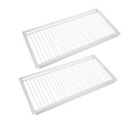 Kisangel Puerta para Jaula De Mensajeras 50 Cm Trampa Reforzada De Hierro para Puerta De Palomar, Diseño Encriptado para Entrenamiento y Carreras, Duradera y Segura, Paquete De 2 Unidades