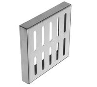 Kisangel Rejilla de Drenaje de Acero Inoxidable para Exteriores Cubierta Resistente Antiobstrucción para Canaletas de Jardín y Entradas Fácil Instalación Resistente la Corrosión y Óxido