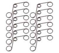 Kisangel Resorte de Reemplazo para Manija de Puerta 1.2x8x11.5 Mm Paquete de 12 Piezas Resorte de Retorno para Cerradura Huella Digital y Contraseña para Reparación Interior