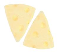Kisangel Rich Pet Molar Stones - Paquete De 2 Bloques Molares De Queso para Hámsteres Y Conejos Que Promueven Una Masticación Saludable