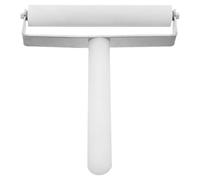 Kisangel Rodillo para Aplicación de Película Adhesiva para Teléfono Móvil, Prensa sin Burbujas, Rodillo de Borde Liso de 10 Cm, Herramienta de Color Claro para Protección de Pantalla