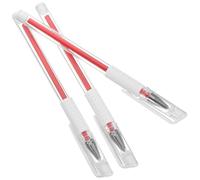 Kisangel Rotulador para de cejas, lápiz impermeable, 3 piezas, rojo, plástico, marcado permanente para salón