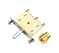 Kisangel Selector de Pastillas de Guitarra Metálico de Vías para Eléctricas Repuesto Práctico y Compacto Instalación y Almacenamiento