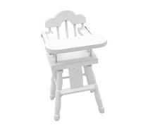 Kisangel Silla Alimentadora Miniatura para Casa De Muñecas 1/12 Muebles De para Decoración De Muñecas Accesorios De Juguete para Juegos De rol En Miniatura