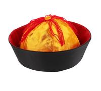 Kisangel sombrero oriental chino Tamaño ajustable de sombrero sombreros de cosplay sombrero de traje chino juego de rol de sombrero chino sombrero asiático De lana