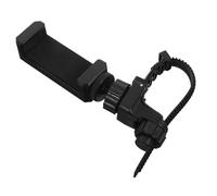 Kisangel Soporte Ajustable para Teléfono para Trompeta, Trombón y Trompa, Lira de Metal Negra Resistente, Clip Compacto para Partituras, Accesorio Portátil Adecuado para Práctica y Banda
