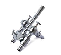 Kisangel Soporte De Doble Tambor Para Tom Montaje Para Tom De Batería Tubo De Soporte Del Tambor y Accesorios De Batería De Jazz Uso Escenario De Música