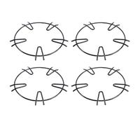Kisangel Soporte de Hierro para Estufa de Gas 4 Piezas Antideslizante Compatible Cocinas Portátiles y Hornillas Pequeñas para Uso en Fogones de Gas
