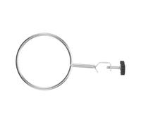 Kisangel Soporte de Laboratorio de Hierro con Abrazadera Resistente Anillo para Matraces y Tubos de para Química Física y Entornos Educativos