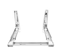 Kisangel Soporte de Pared Ajustable para Microondas y Horno Acero Inoxidable 304 Brazos Plegables Carga Máxima 45 Kg Estante Extensible para Cocina Optimiza Espacio y Organización