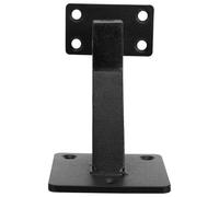 Kisangel Soporte de Pared Cuadrado para Pasamanos de Acero Inoxidable 201 Base Negra Mate Soporte Resistente para Barandillas de Escaleras Apto para Interiores y Exteriores Montaje