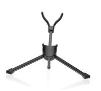 Kisangel soporte de saxofón plegable saxófono Pararse Portátil bolsa de saxo soporte de exhibición de saxofón alto soporte decorativo para saxofón Metal Black