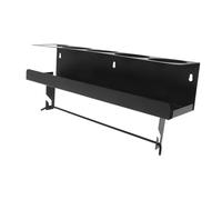 Kisangel Soporte Metálico de Pared para Toallas de Papel con Estante Reforzado Organizador Colgante para Botes de Spray y Dispensador de Papel Higiénico Almacenaje Compacto para Cocina y