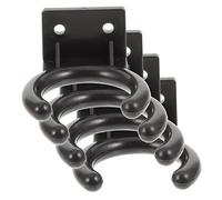 Kisangel Soporte Para Micrófono Anillo Colgante De Plástico, 4 Unidades, Diámetro Interior 33 Mm, Gancho Para Micrófono En Presentaciones y Uso Doméstico