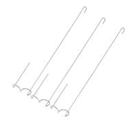 Kisangel Soporte para Plantas Aéreas de Acero Inoxidable, 3 Piezas Colgantes Ideales para Balcón y Terraza Tillandsias