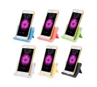 Kisangel Soporte para Teléfono y Tableta Plegable de Abs Blanco, Diseño Que Sostiene Firmemente Dispositivos para Lectura y Facetime